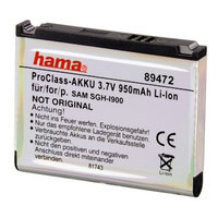 Hama ProClass-Akku Li-Ion 950 mAh fr Samsung SGH-i900 (00089472)